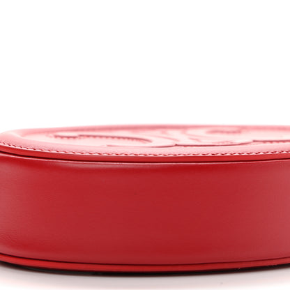 Celine Smooth Calfskin Cuir Triomphe Oval Purse Crossbody Red 8 of 9