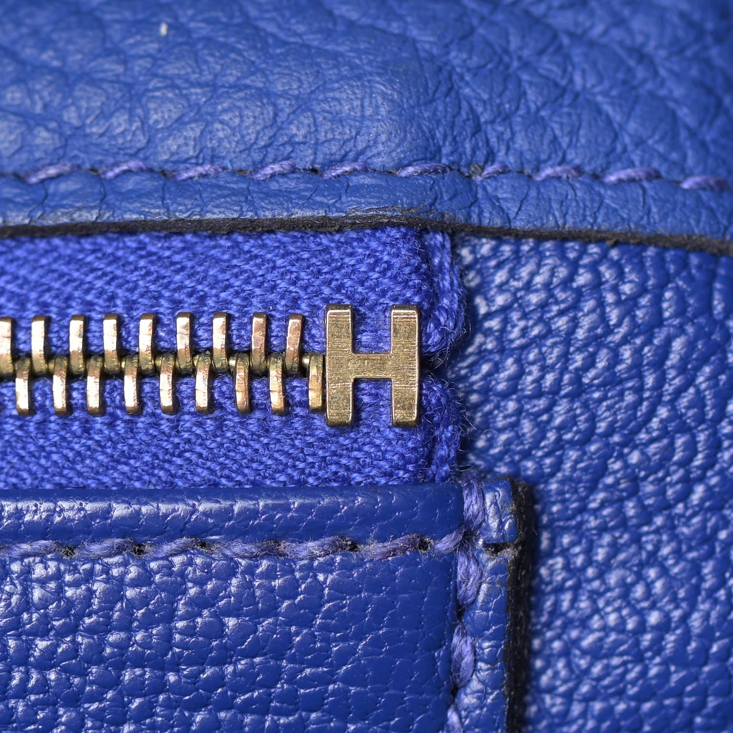 Hermes Togo Kelly Retourne 35 Bleu Electrique 25 of 38