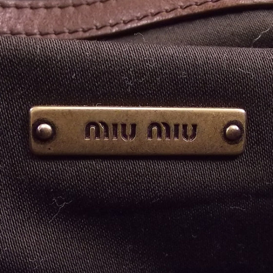 Miu Miu Leather Matelasse Turn Lock Flap 11 of 12