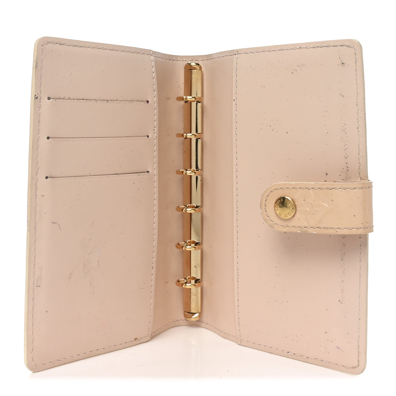 Louis Vuitton Vernis Small Ring Agenda Cover Marshmallow 5 of 6