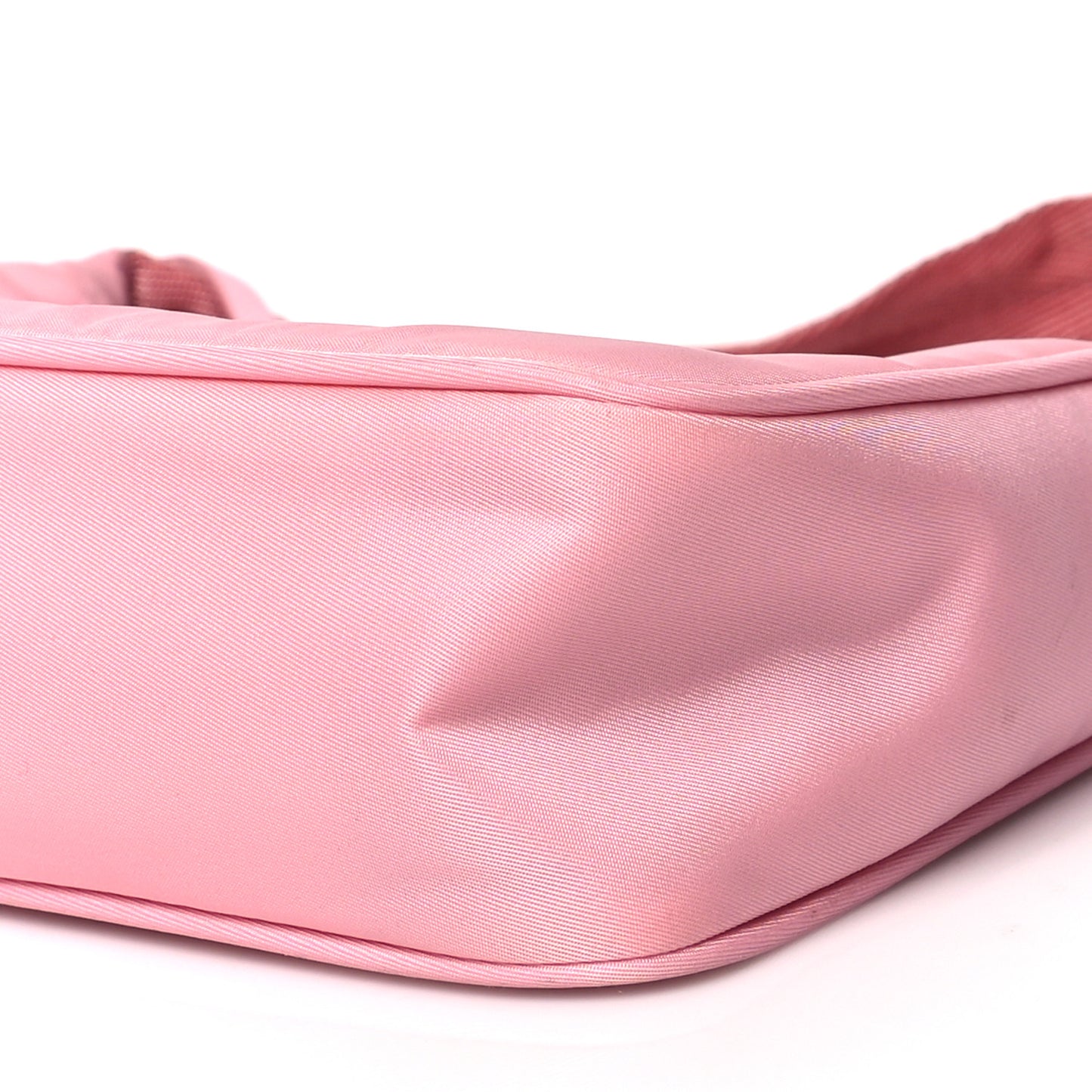Tessuto Nylon Saffiano Mini Re-Edition 2000 Bag Rosa