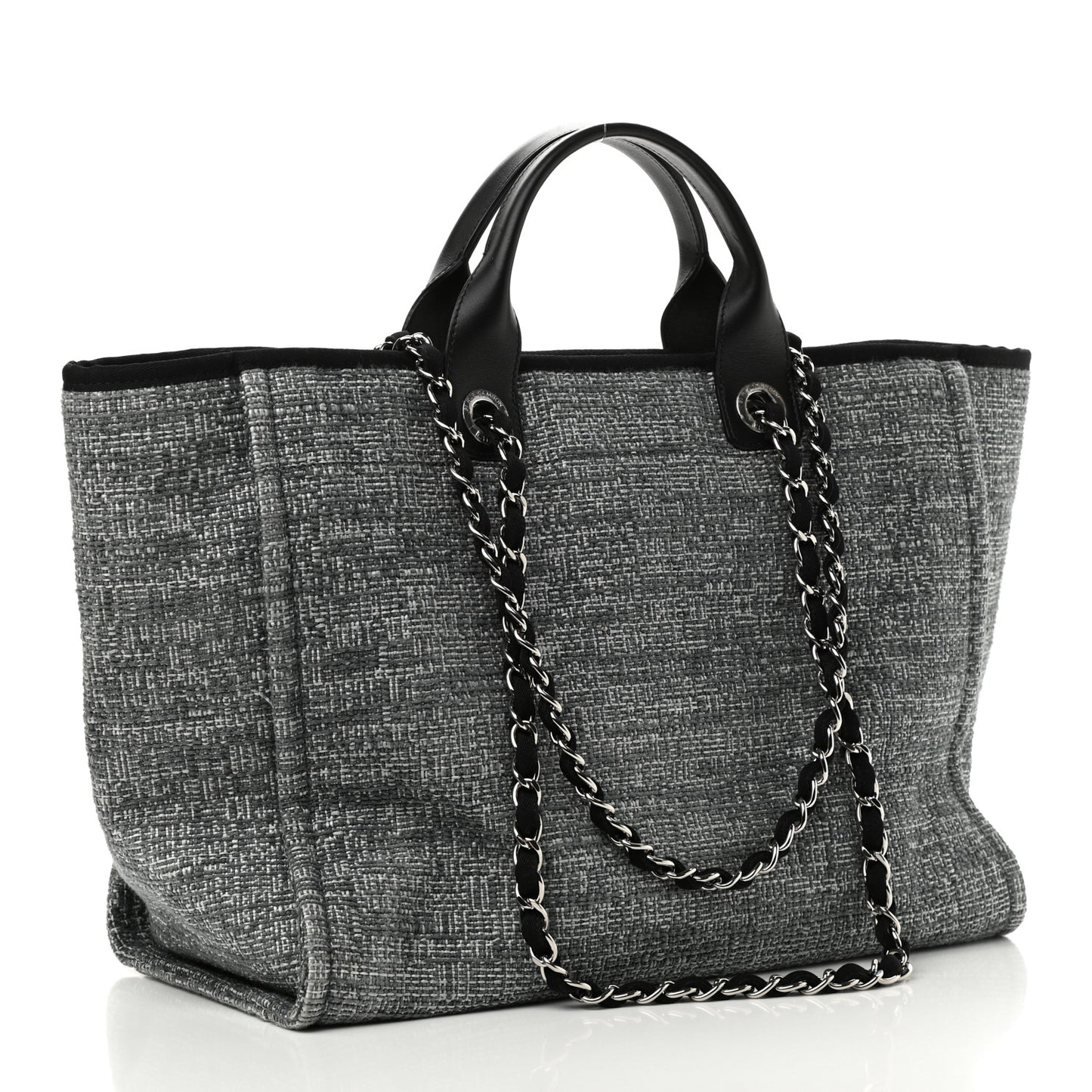 Canvas Medium Deauville Tote Charcoal