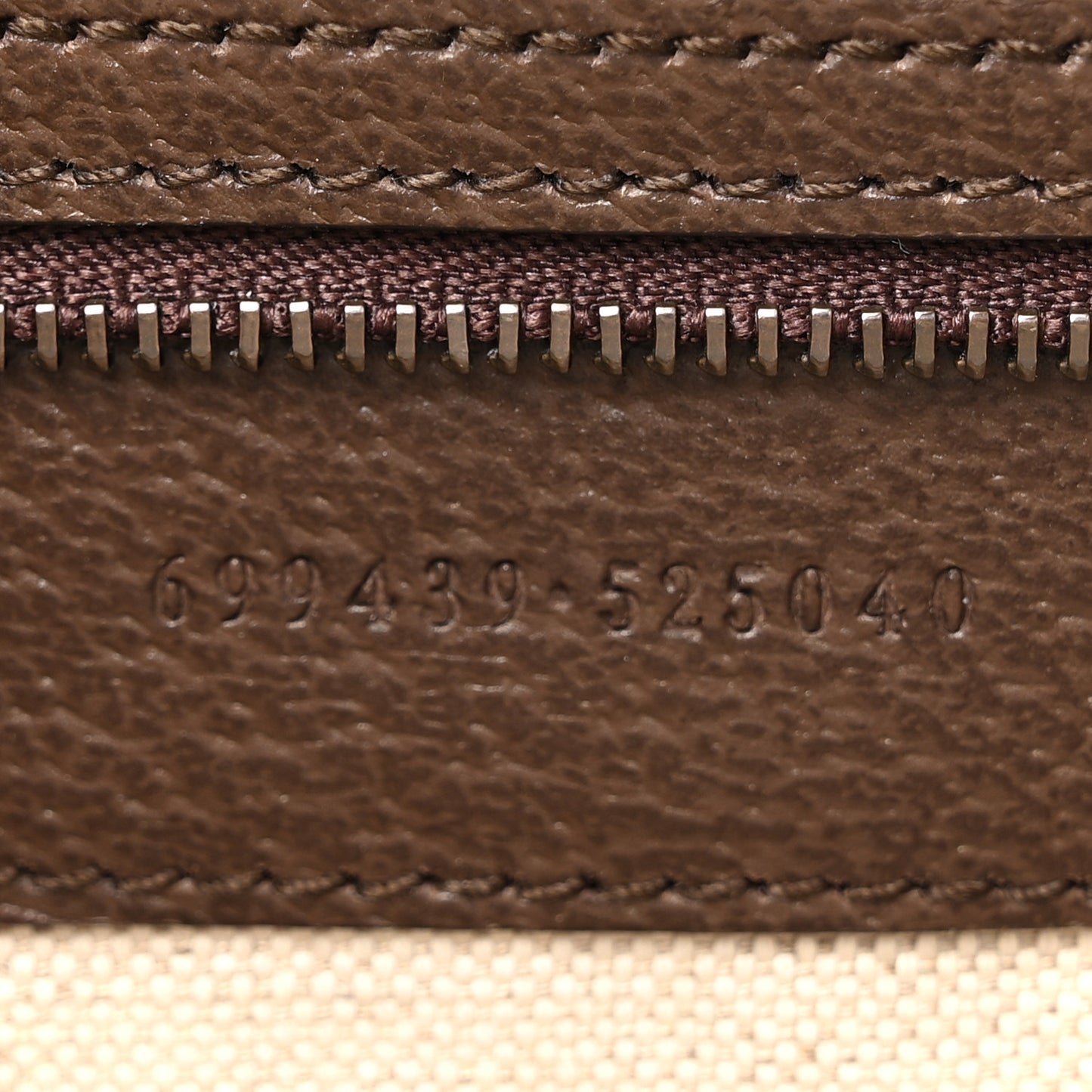 GG Supreme Monogram Textured Dollar Calfskin Web Ophidia Wristlet Shoulder Bag Beige Ebony New Acero