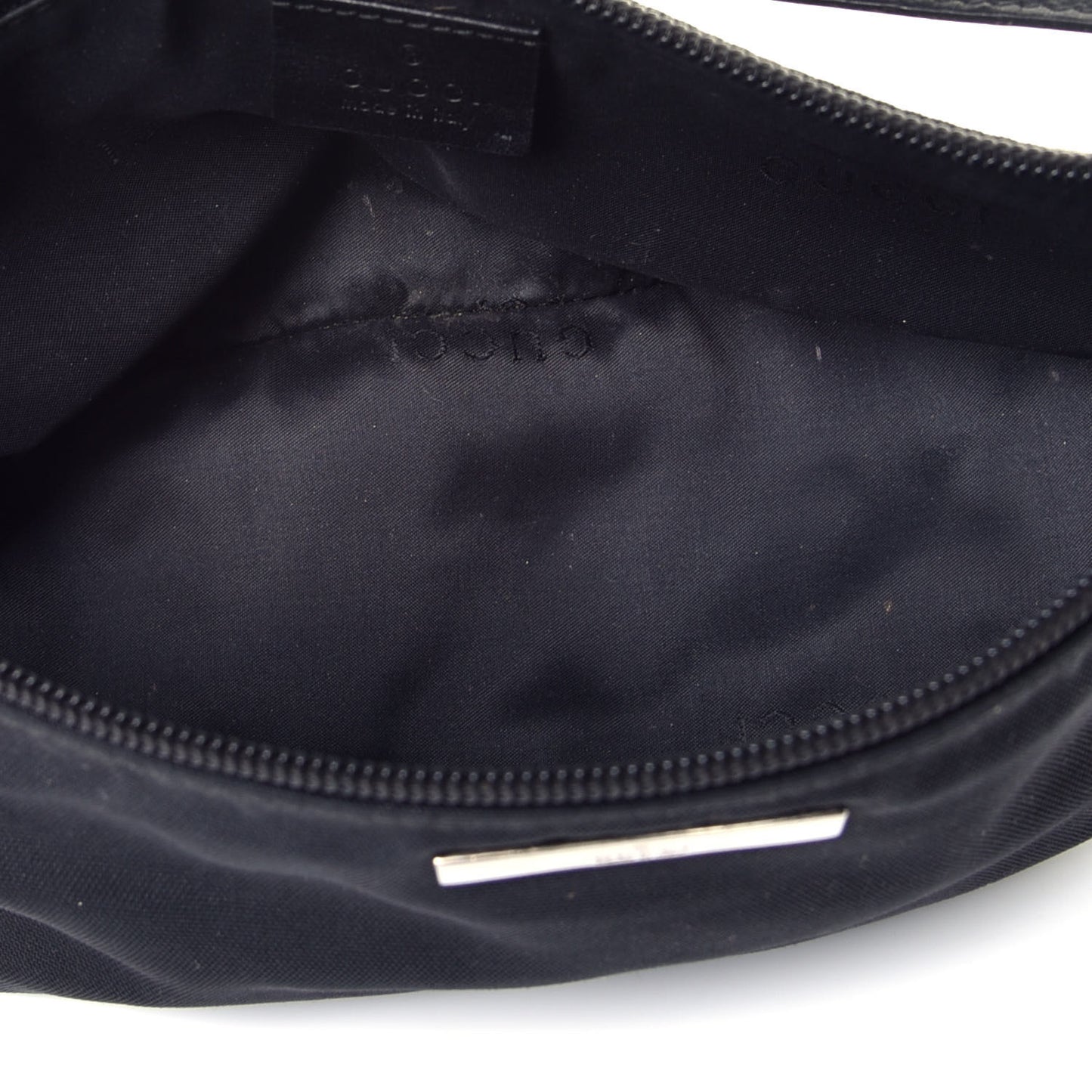 Canvas Boat Pochette Black