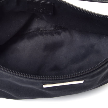 Gucci Canvas Boat Pochette Black 5 of 10