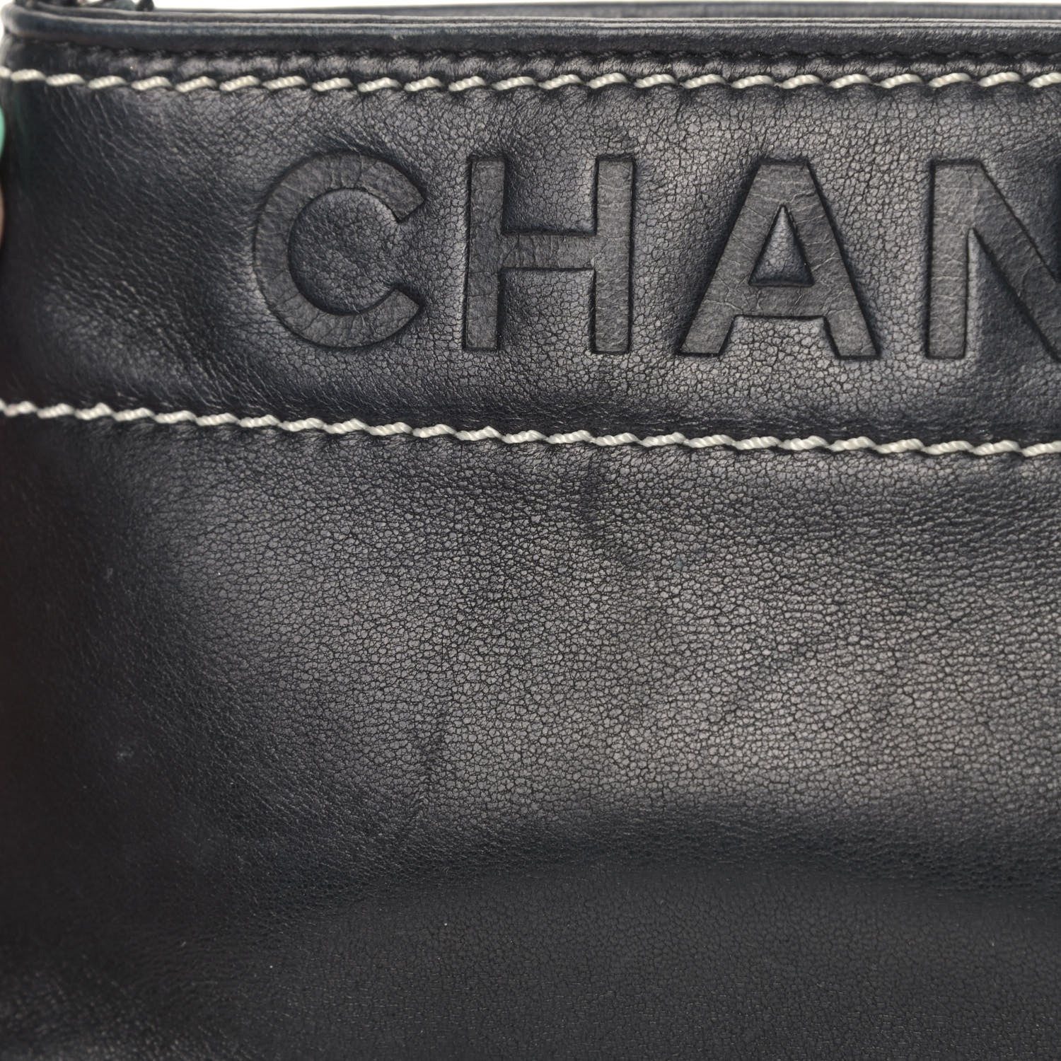 Chanel Lambskin Lax Pochette Black 7 of 7
