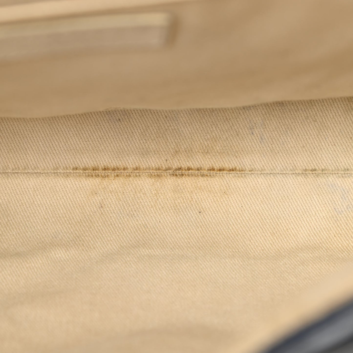 Vinyl Quilted In The Business Flap Bag Navy Blue