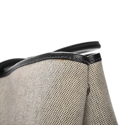 Hermes Toile Fjord Garden Party 49 GM Black 17 of 24