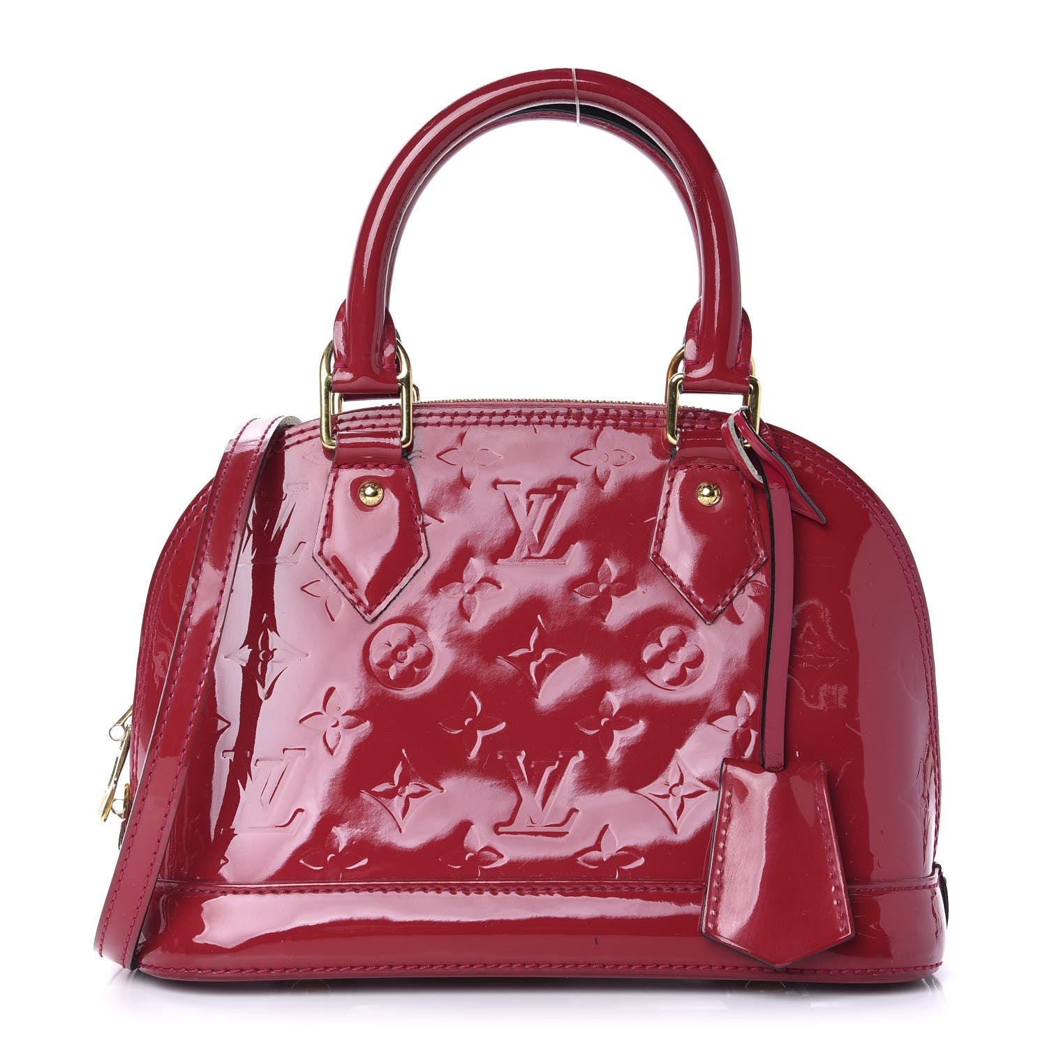 Louis Vuitton Vernis Alma BB Rose Indien 1 of 11