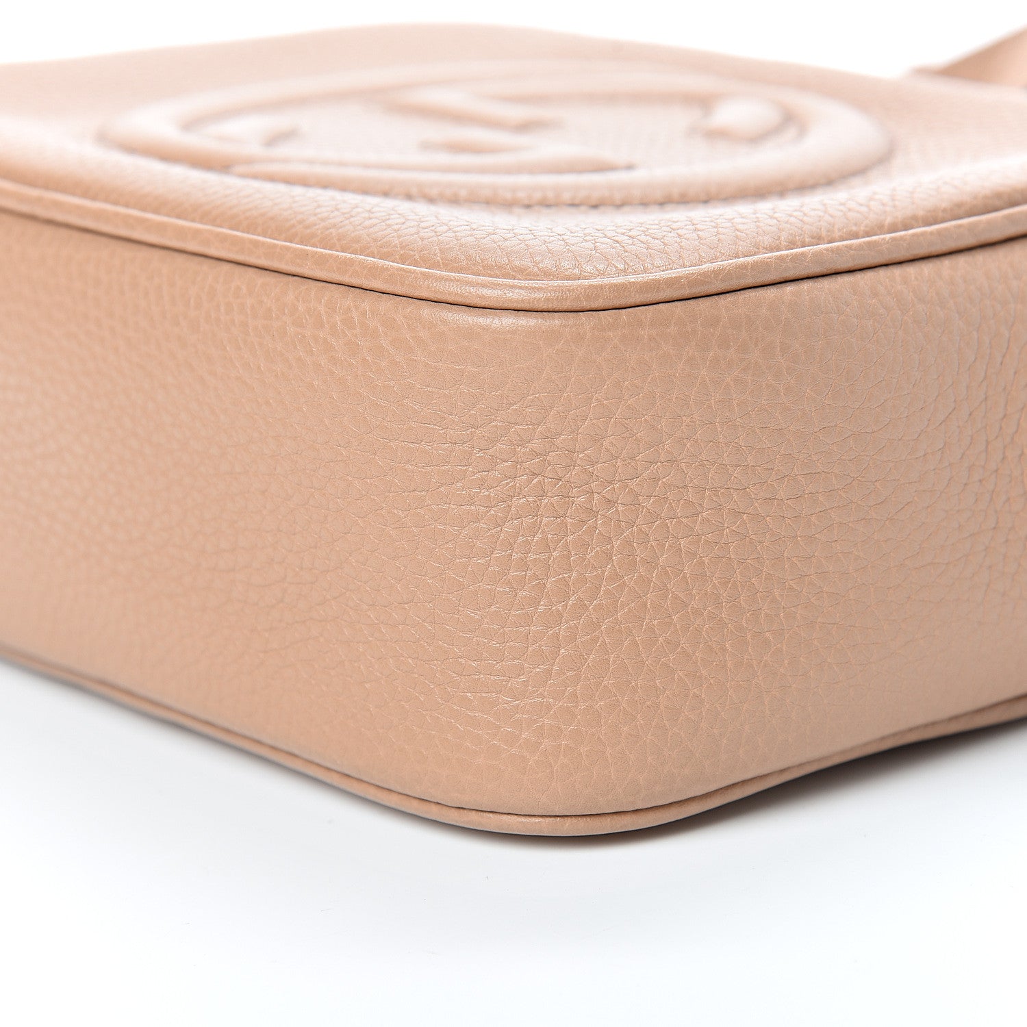 Gucci Pebbled Calfskin Small Soho Disco Bag Camelia 9 of 9