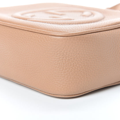Gucci Pebbled Calfskin Small Soho Disco Bag Camelia 9 of 9