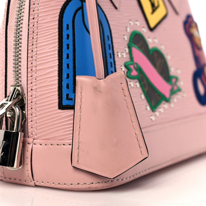 Louis Vuitton Epi Stickers Alma BB Rose Ballerine 14 of 16