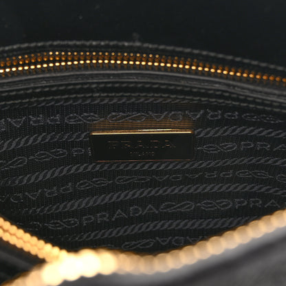 Prada Saffiano Vernice Small Promenade Tote Black 6 of 9