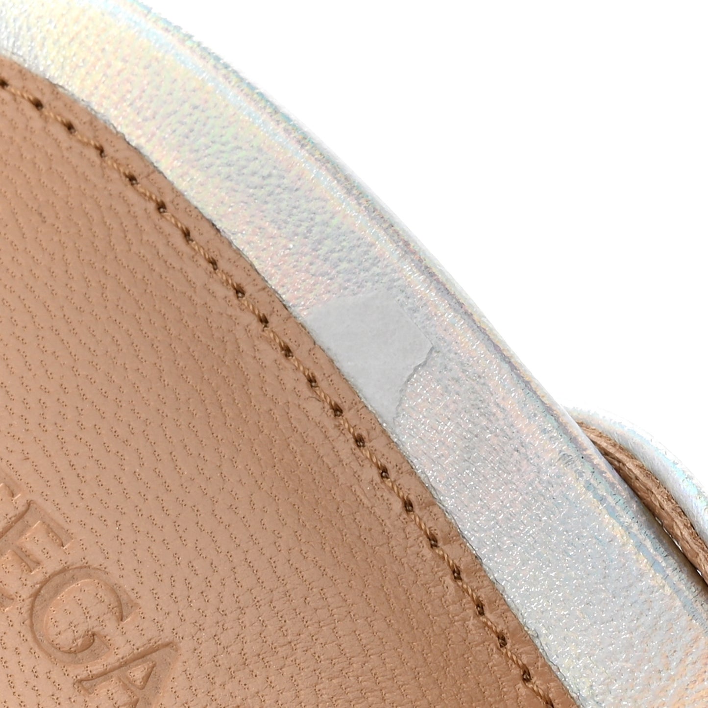 Laser Nappa Stretch Multi Strap 90mm Sandals 37 Moon Drop