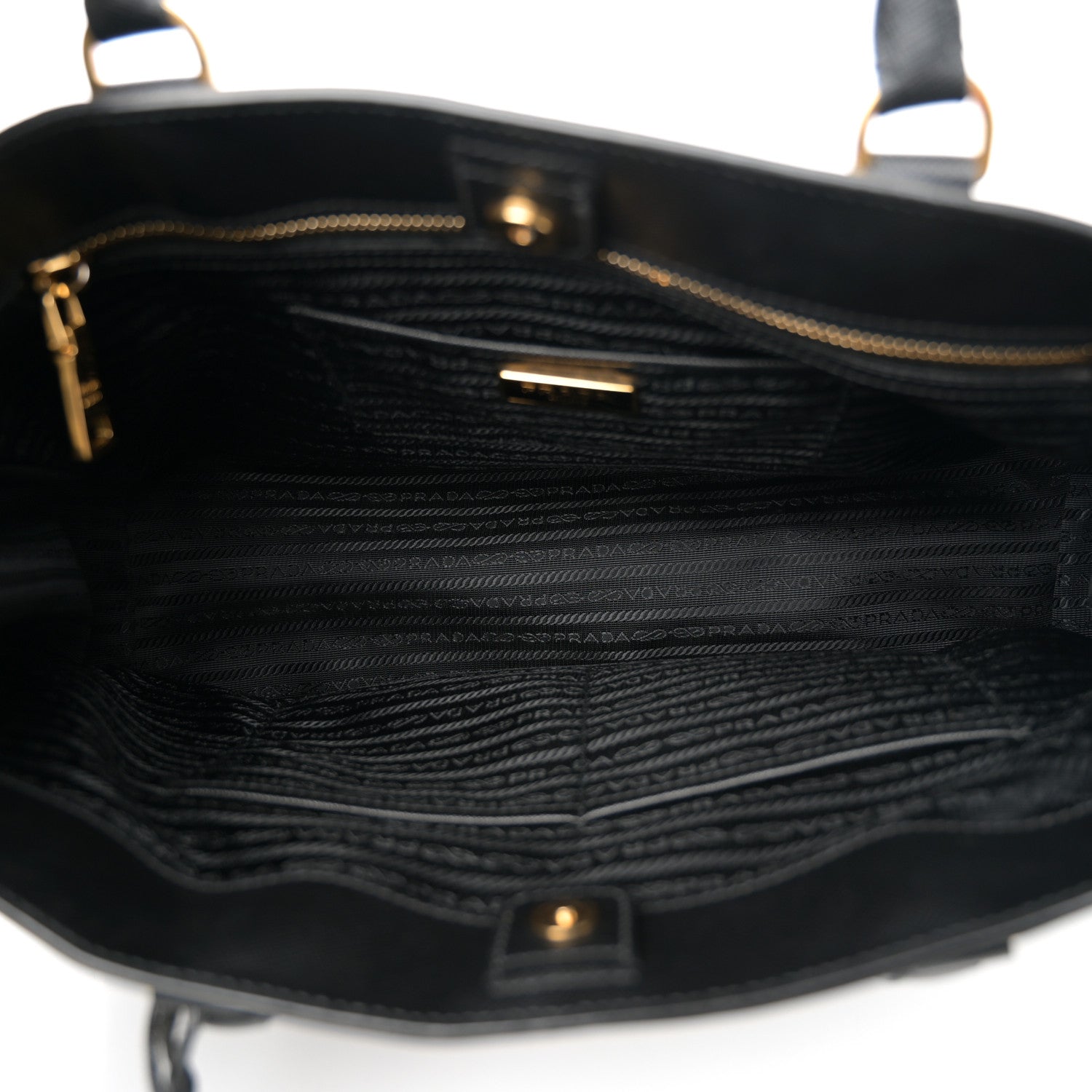 Prada Saffiano Lux Large Tote Black 5 of 10