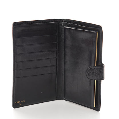 Chanel Caviar Timeless CC French Wallet Black 4 of 5