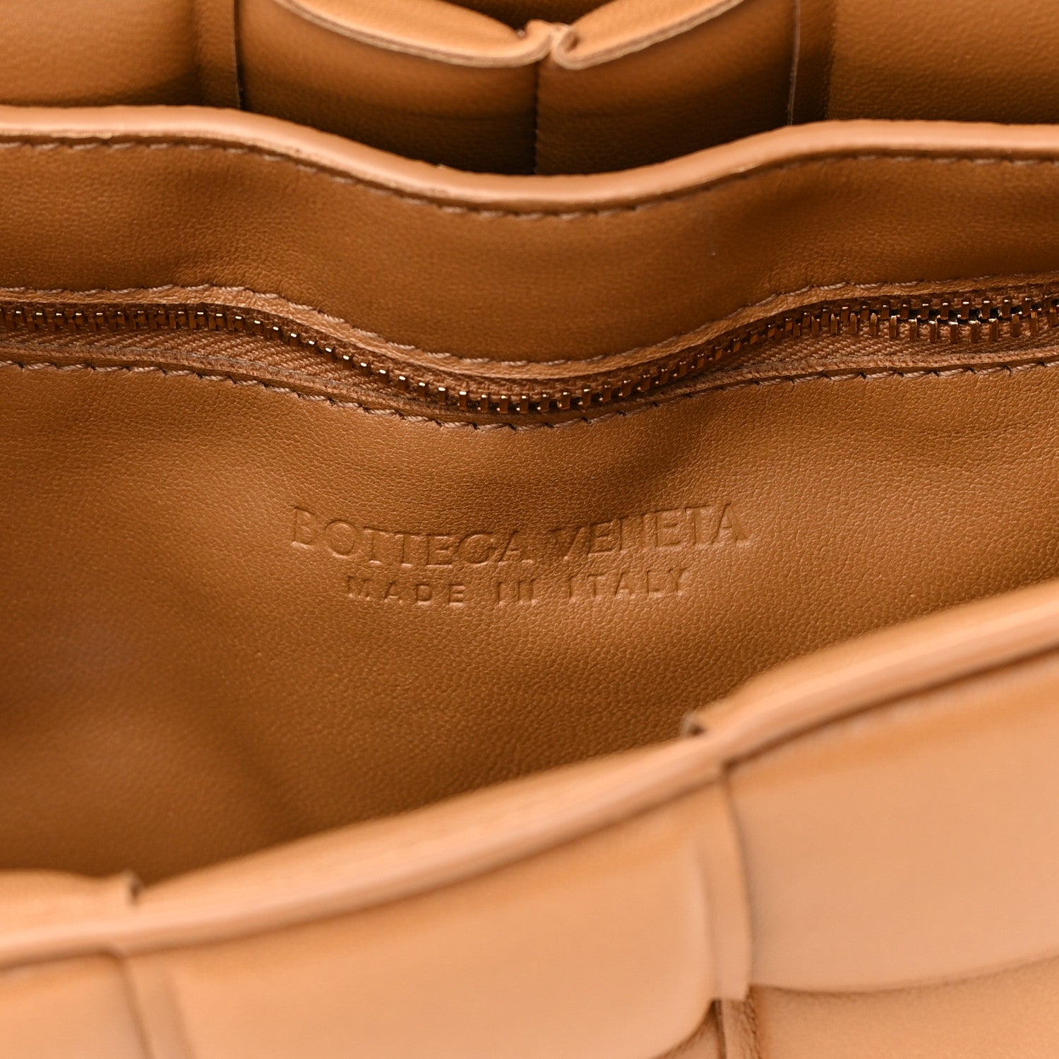 Bottega Veneta Nappa Maxi Intreccio Padded Cassette Crossbody Bag Caramel 6 of 18