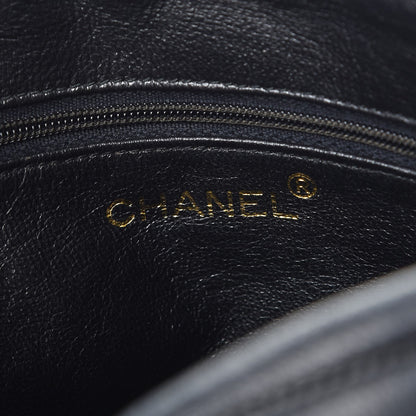 Chanel Lambskin Quilted CC Tassel Camera Case Black 6 of 12