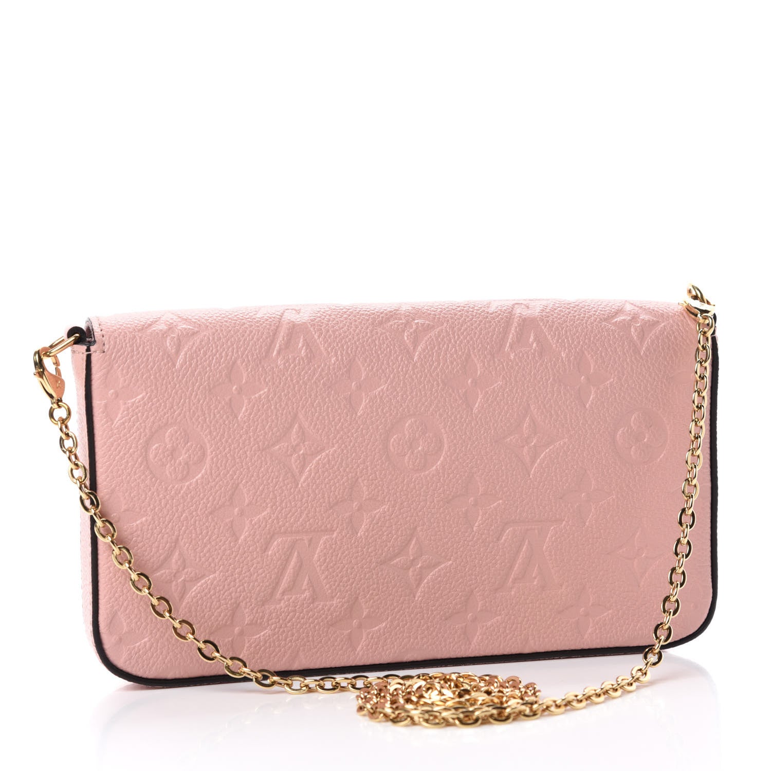 Louis Vuitton Empreinte Pochette Felicie Chain Wallet Rose Poudre 3 of 11