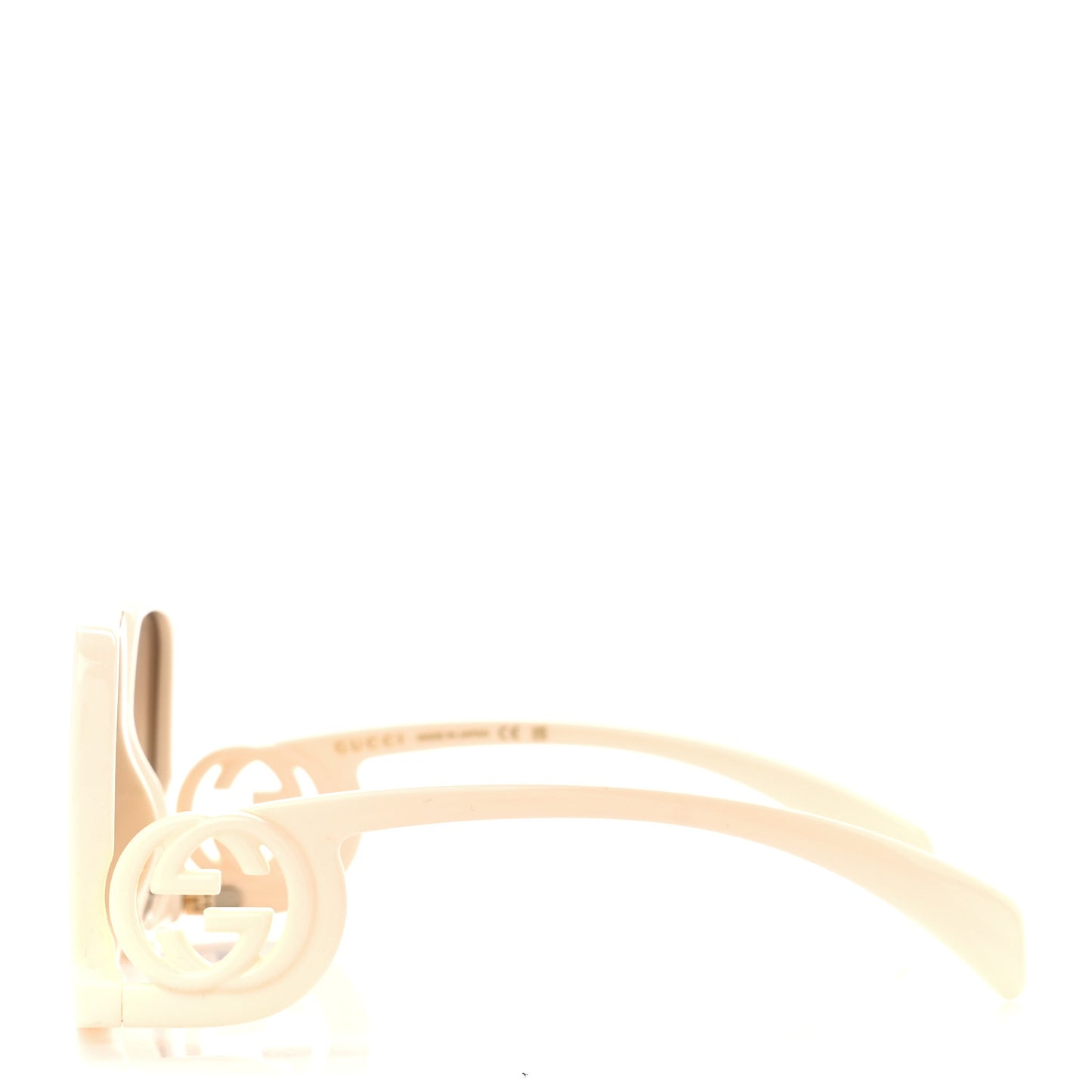 Acetate Rectangle Frame Sunglasses GG1326S White