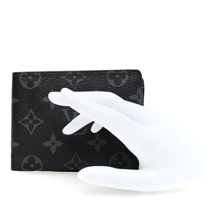 Louis Vuitton Monogram Eclipse Slender Wallet 2 of 6