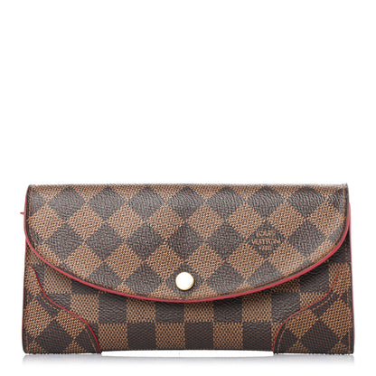 Louis Vuitton Damier Ebene Caissa Wallet Cherry 1 of 5
