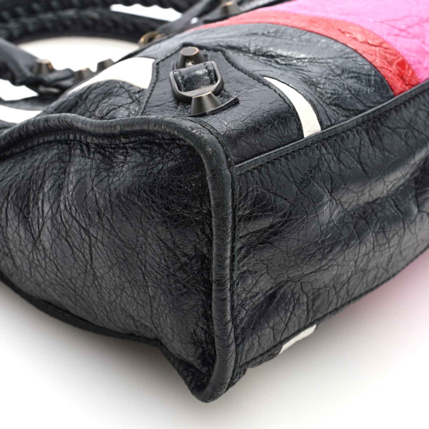 Balenciaga Agneau Arena Multicolore Classic Hardware S City Rose Gris White Black Rouge 9 of 11