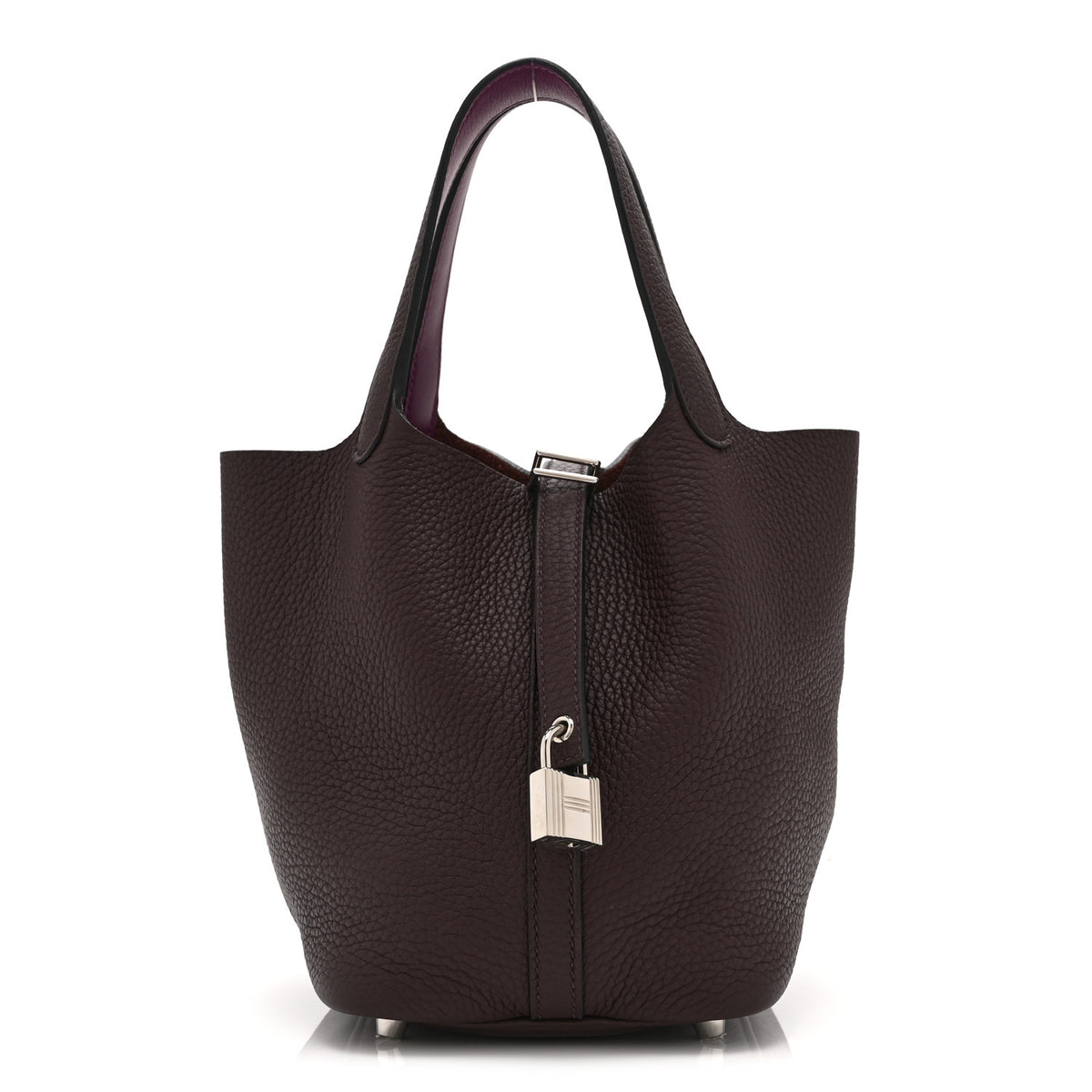 Hermes Taurillon Clemence Swift Eclat Picotin Lock 18 PM Rouge Sellier Anemone 1 of 10