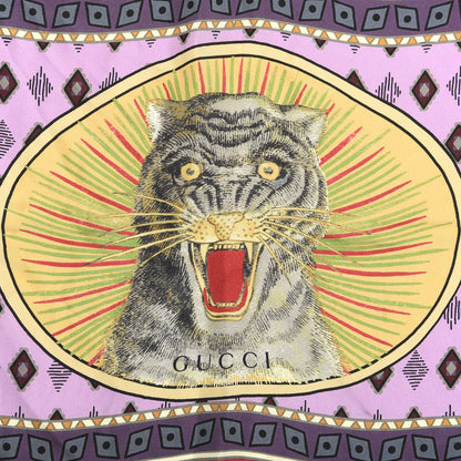Gucci Silk Tiger Cards Place Scarf Multicolor 3 of 5
