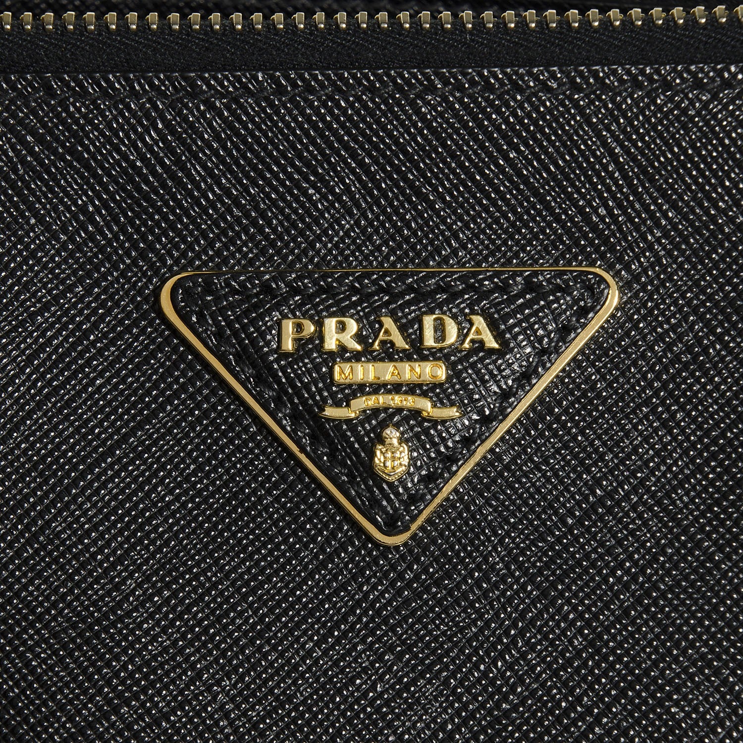 Prada Saffiano Lux Large Double Zip Tote Nero Black 5 of 10