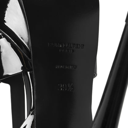 Saint Laurent Patent Tribute 105 Platform Sandals 39.5 Black 8 of 10