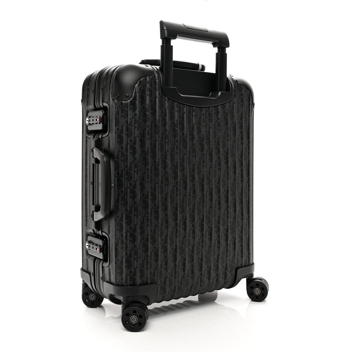 Christian Dior X RIMOWA Aluminum Gradient Cabin Luggage Black Multi 2 of 12