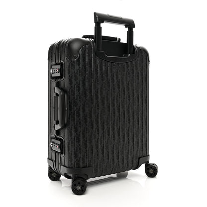 Christian Dior X RIMOWA Aluminum Gradient Cabin Luggage Black Multi 2 of 12