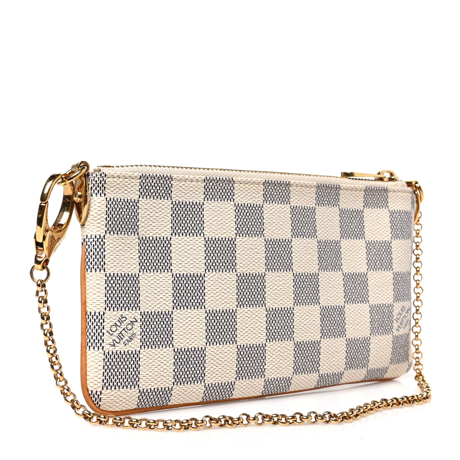Louis Vuitton Damier Azur Pochette Milla MM 3 of 8