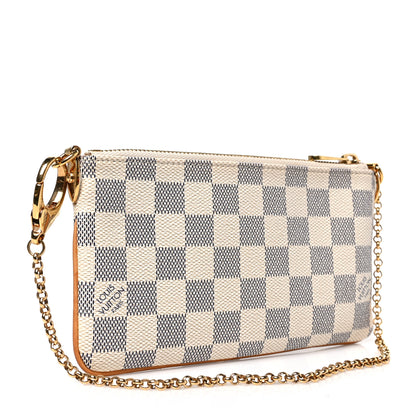 Louis Vuitton Damier Azur Pochette Milla MM 3 of 8