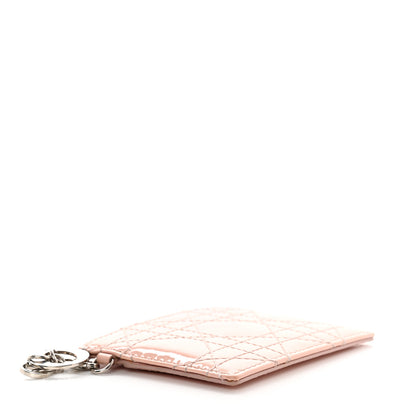 Christian Dior Patent Cannage Lady Dior Card Holder Rose Clair 5 of 10