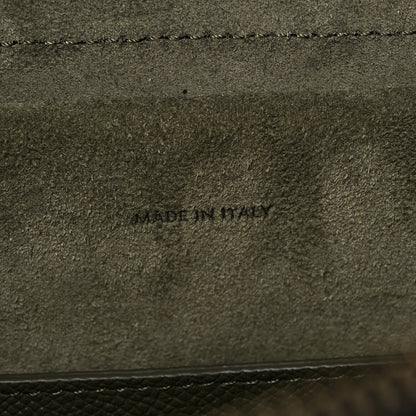 Celine Grained Calfskin Micro Belt Bag Dark Olive 6 of 8