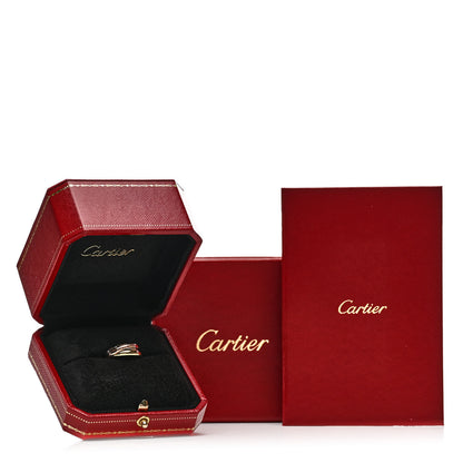 Cartier 18K Pink Yellow White Gold Classic Trinity Ring 55 7.25 5 of 5