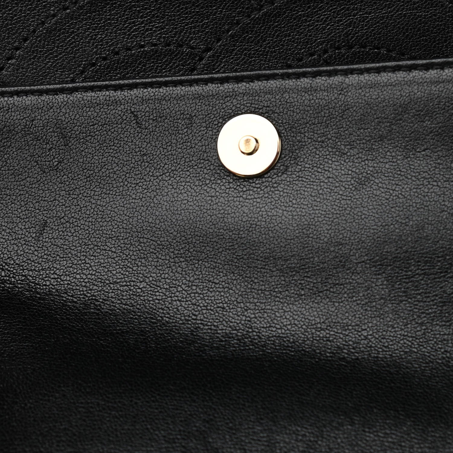 Chanel Sheepskin Chevron Quilted Medium Vintage Mademoiselle Flap Black 11 of 13