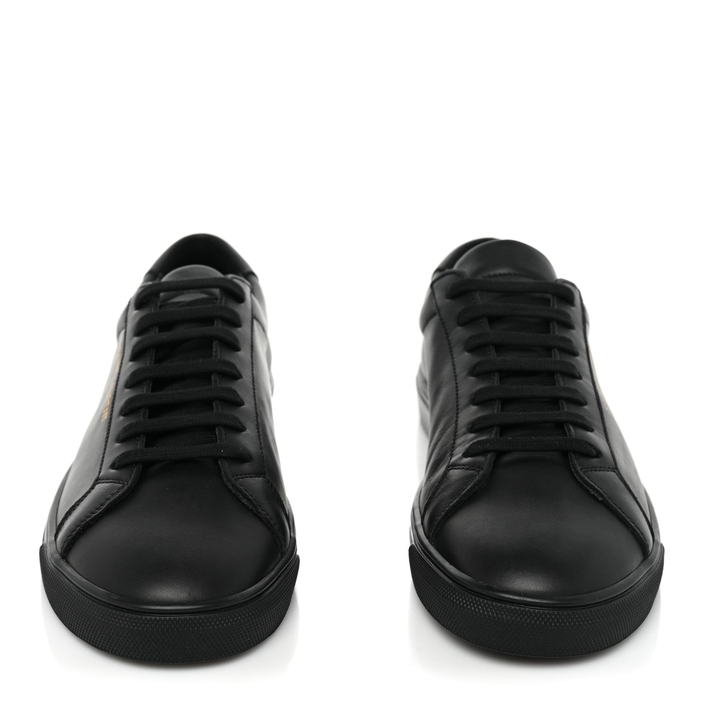 Calfskin Andy Low Top Sneakers 40 Black