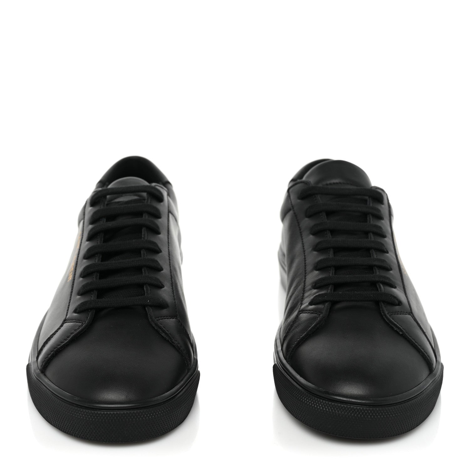 Saint Laurent Calfskin Andy Low Top Sneakers 40 Black 2 of 9
