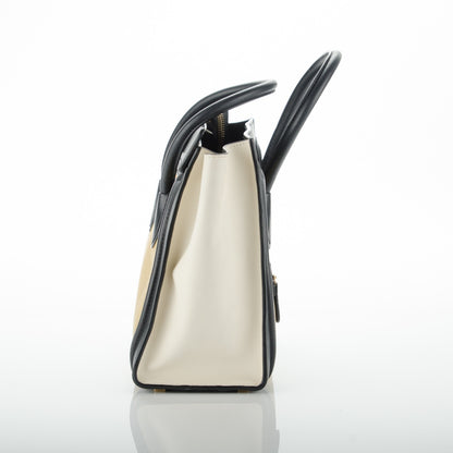 Celine Smooth Velluto Calfskin Micro Tri-Color Luggage Vanilla 5 of 8