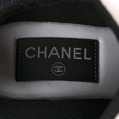 Chanel Suede Calfskin CC Sneakers 36.5 Brown Beige 7 of 10