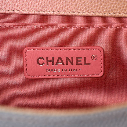 Chanel Caviar Quilted Medium Rainbow Boy Flap Multicolor 6 of 9