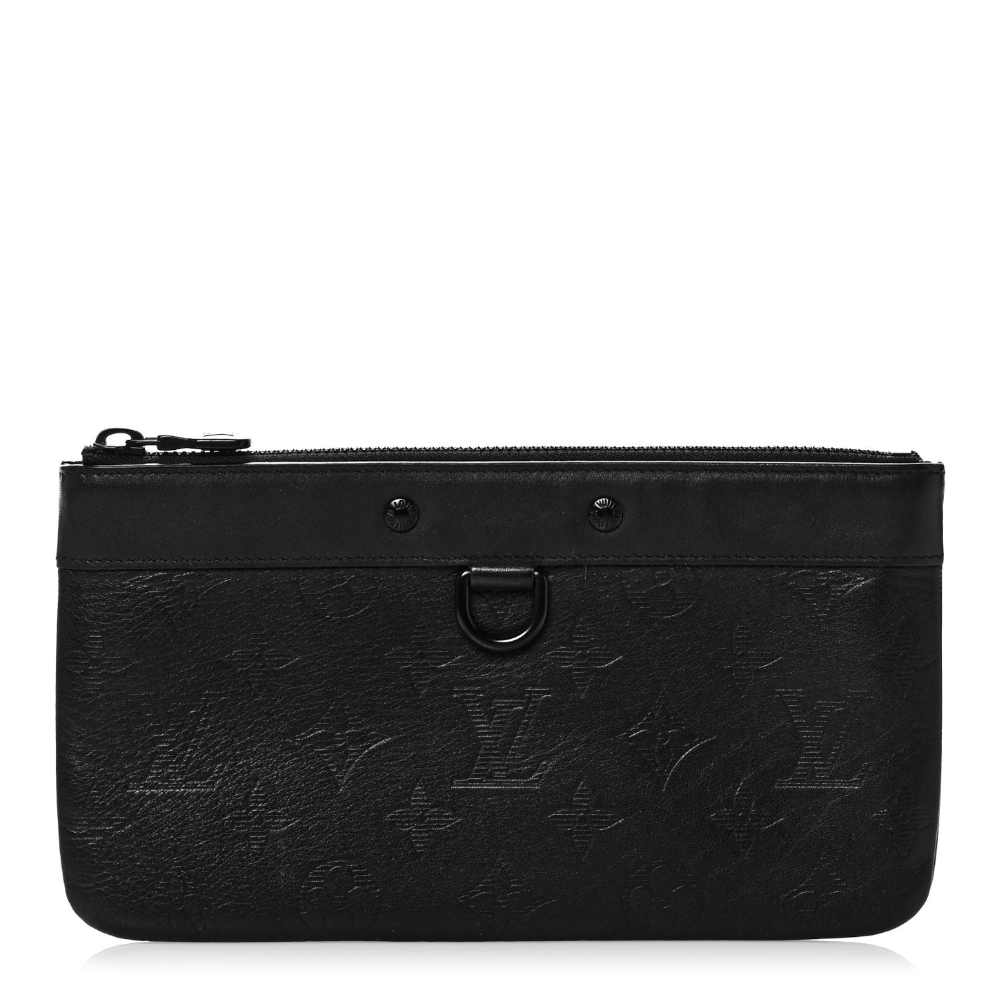 Calfskin Monogram Shadow Discovery Pochette PM Black