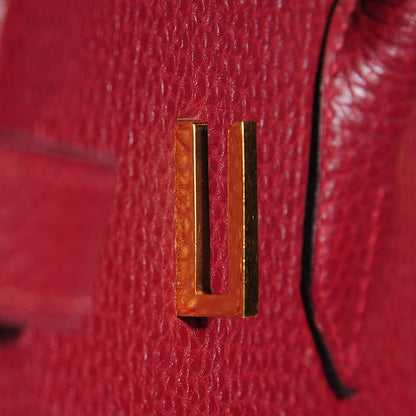 Hermes Fjord Birkin 35 Rouge H 17 of 27
