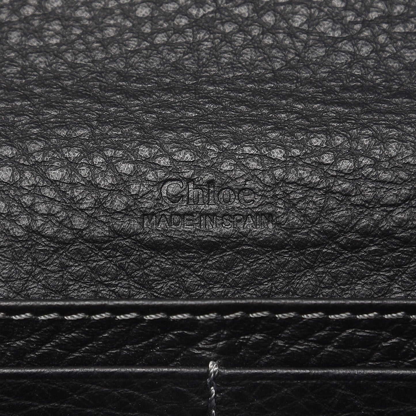 Calfskin Marcie Continental Flap Wallet Black