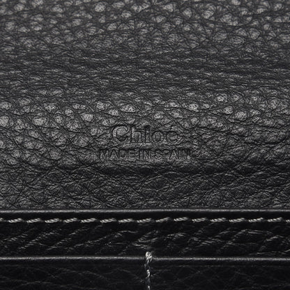 Chloe Calfskin Marcie Continental Flap Wallet Black 6 of 8
