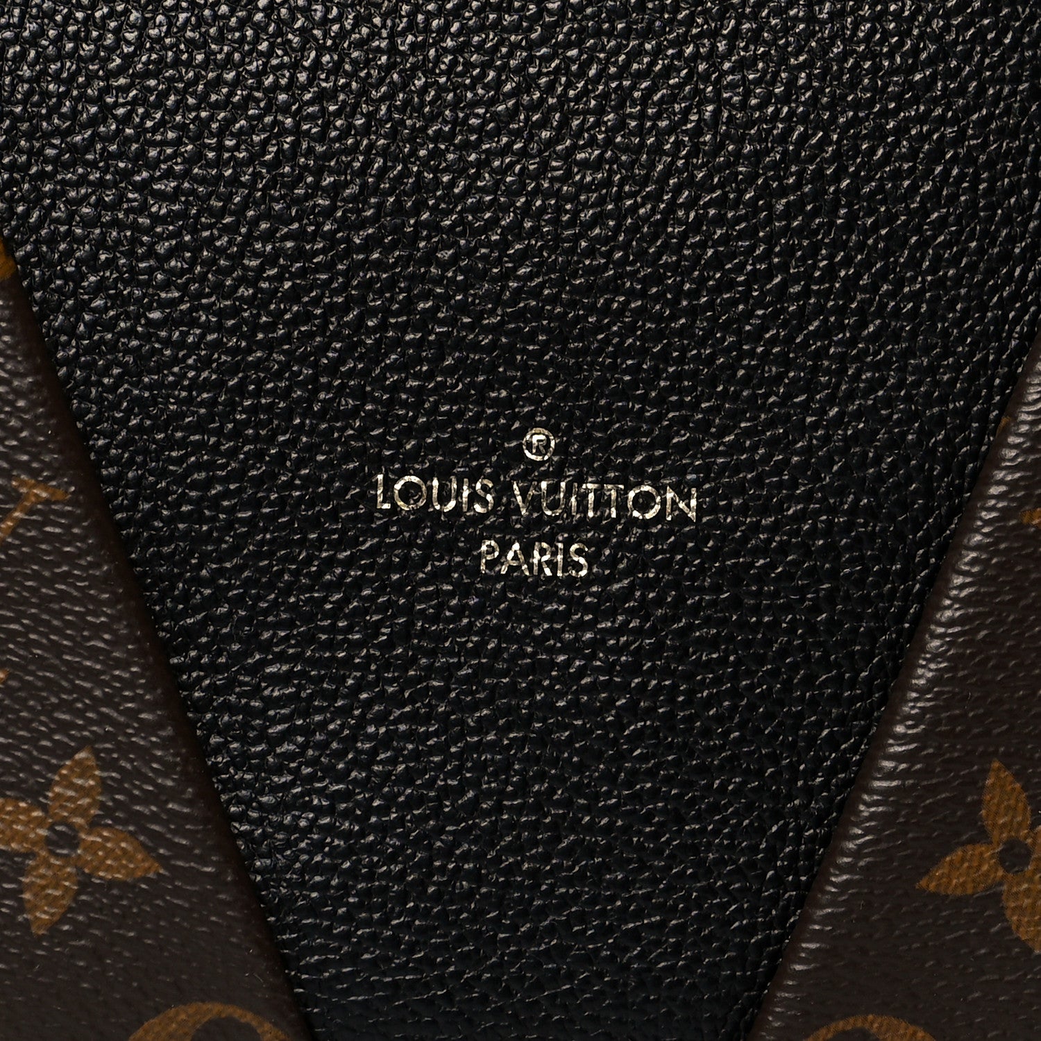 Louis Vuitton Monogram V Tote MM Black 8 of 11
