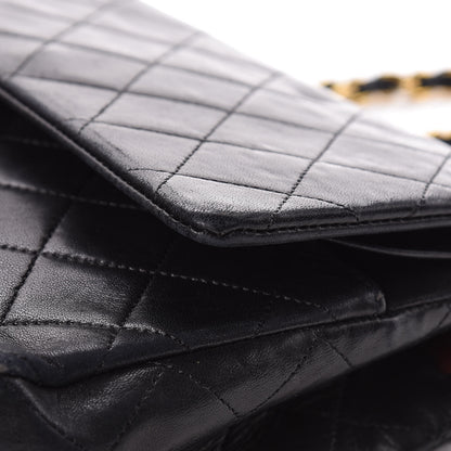 Chanel Lambskin Quilted Medium Double Flap Black 19 of 19